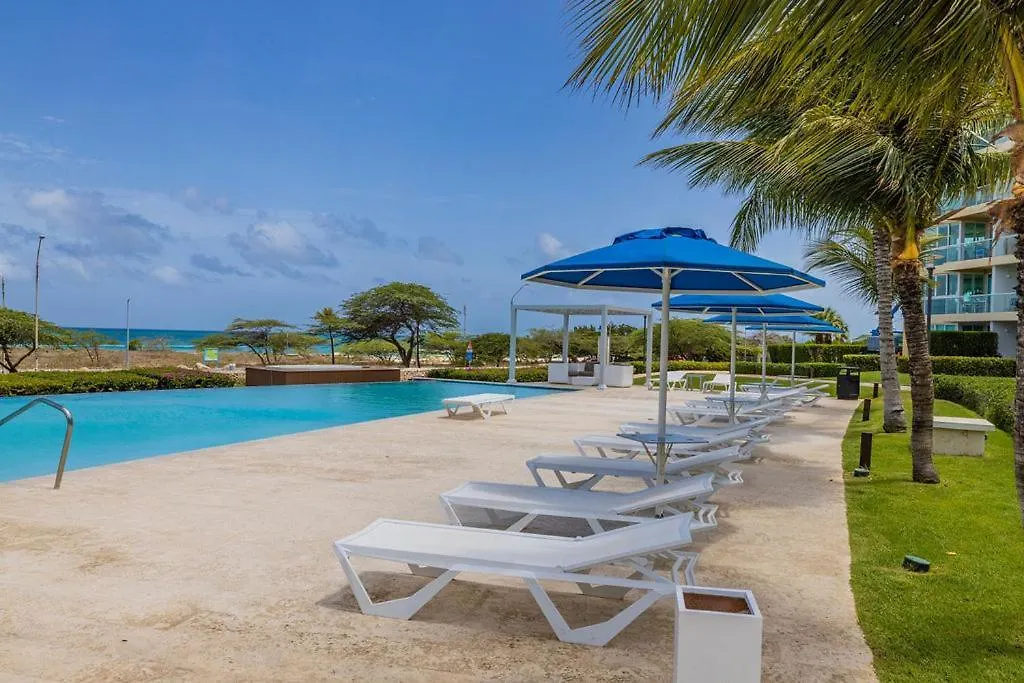 1Bs-Blue224 - Breath-Taking Ocean View Condo For 4, Palm Beach 0*,  Aruba